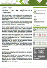 Kallanish Steel Weekly: Global prices rise despite China weakness